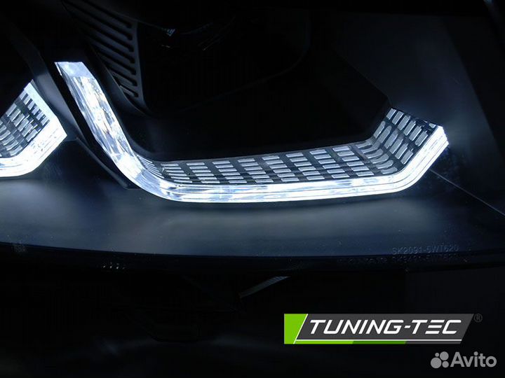 VW T6.1 20- Фары Tube light черные