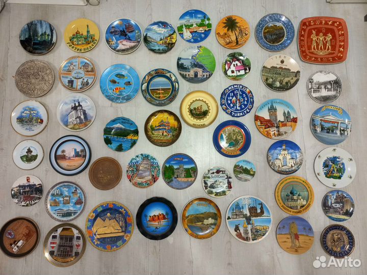 Коллекция декоративных тарелок 