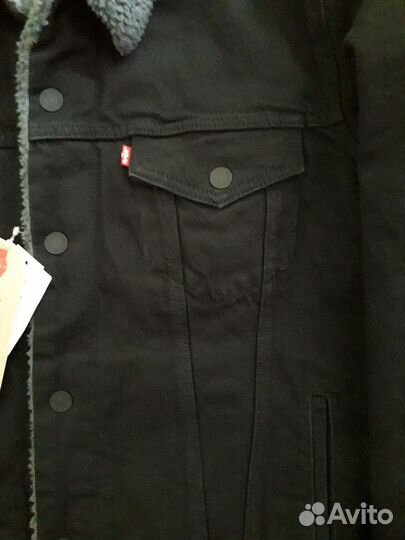 Джинсовая куртка шерпа оригинал Levi's