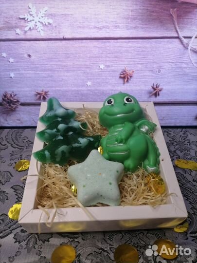 Подарочный набор мыло, пена, бомбочки