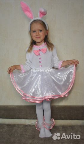 Костюм зайка рост 90-110 см