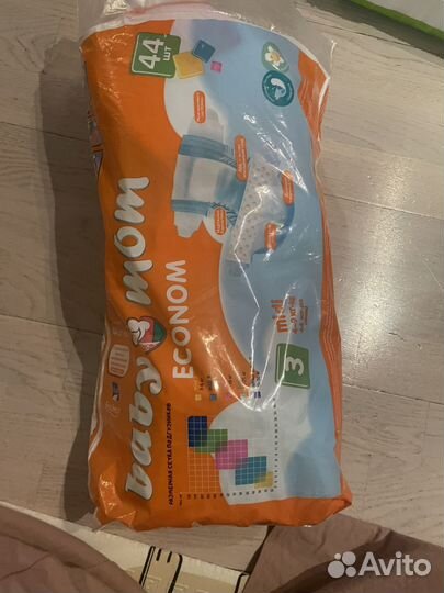 Подгузники baby mom 3