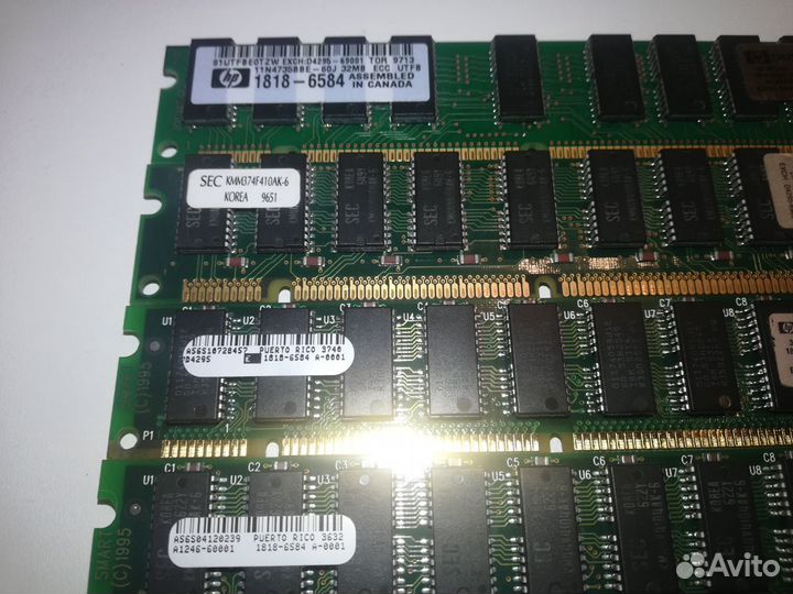 Модуль sdram 32 mb edo ecc 60 ns