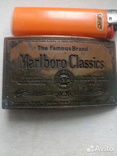 Пряжка для ремня винтаж Мальборо classic