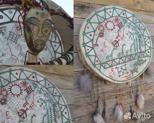 Алтайский шаманский бубен 