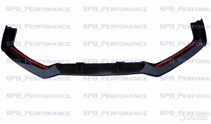 Audi A6 C7 сплиттер бампера RS6