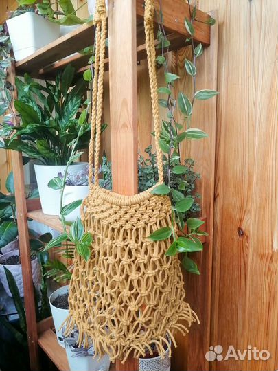 Авоська из хлопкового шнура
