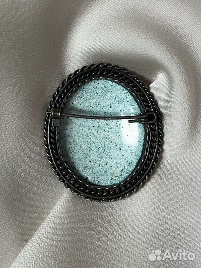 Брошь фарфор, живопись, СССР