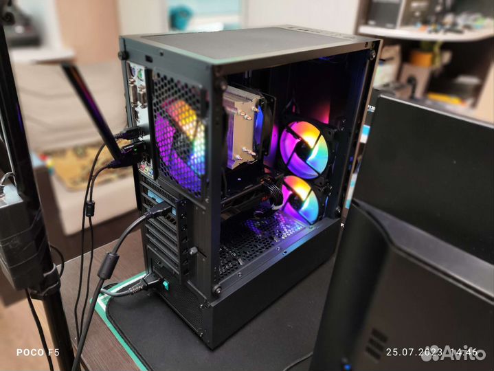 Игровой комп Ryzen 5 2600+ Sapphire Pulse RX 6600