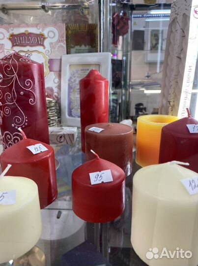 Свечи парафиновое +воск