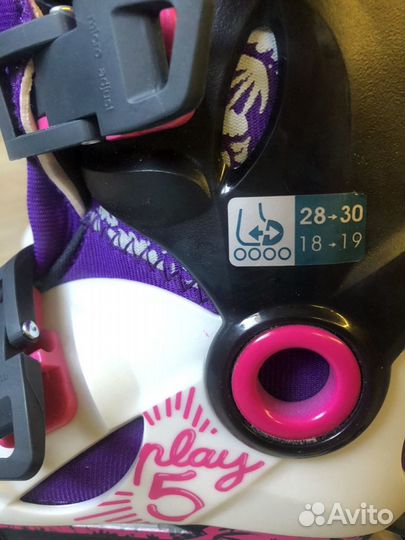 Коньки роликовые ролики oxelo 28-30