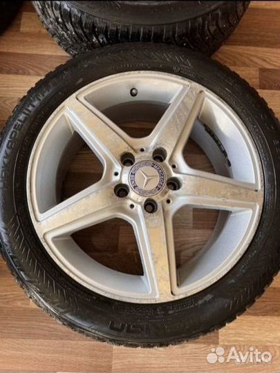 Колеса зимние на mercedes r17 225/50