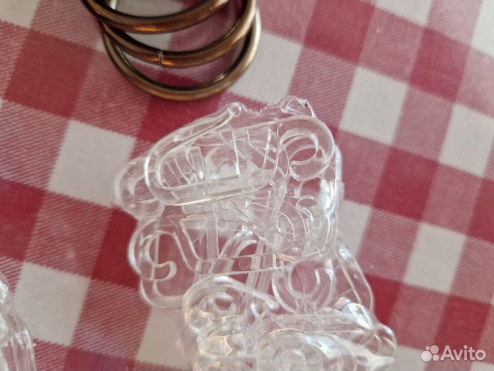 Кольца для карниза с крючками