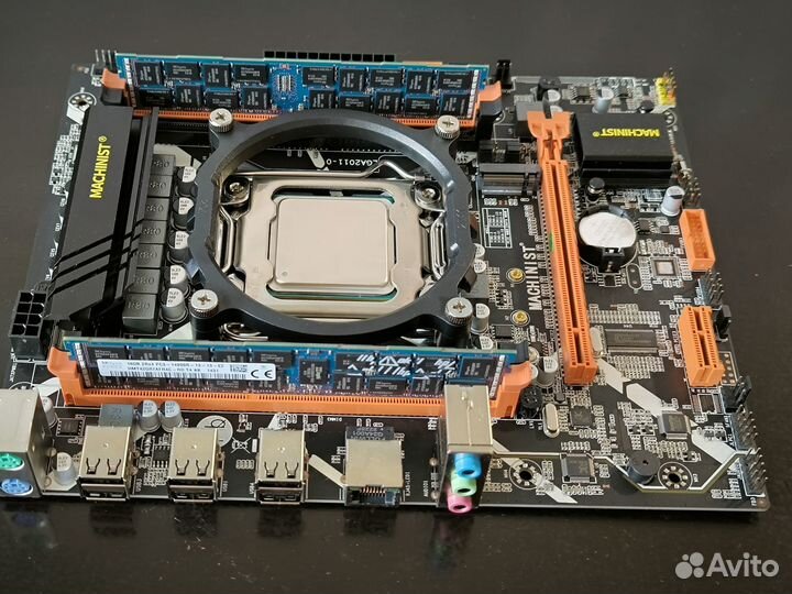 Комплект 2011 Xeon 2667v2, MB Machinist,DDR3 32gb