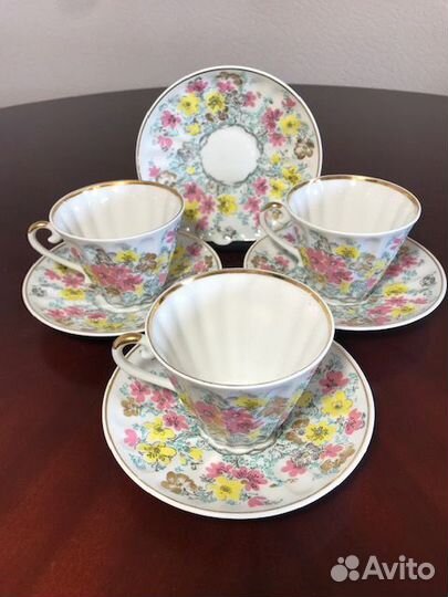 Чайные пары лфз костяной фарфор