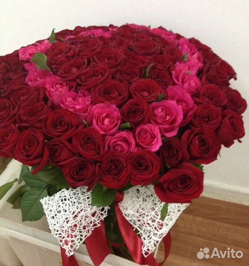 Цветы розы букет