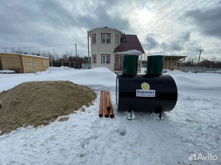 Монтаж септика под ключ. Установка 1 день