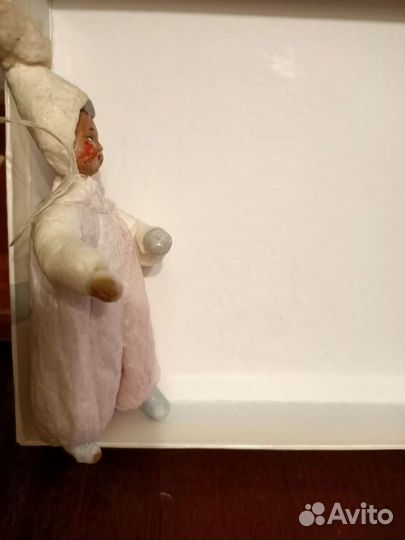 Ватные елочные игрушки СССР