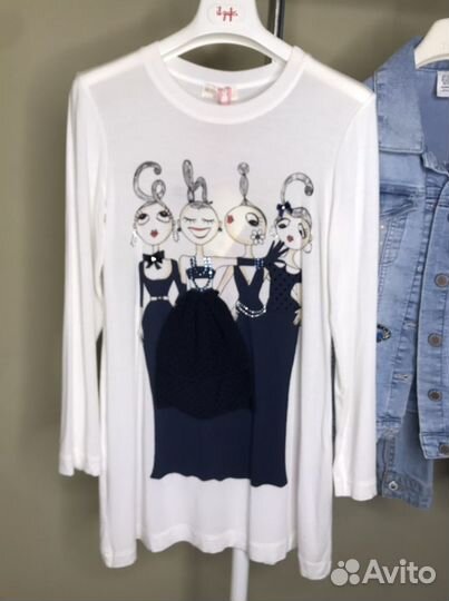 Джинсовая куртка на девочку 12-14 лет