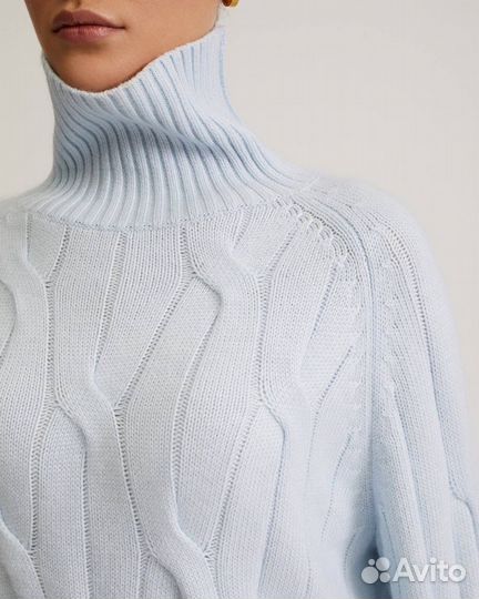 Шикарный теплый вязаный костюм