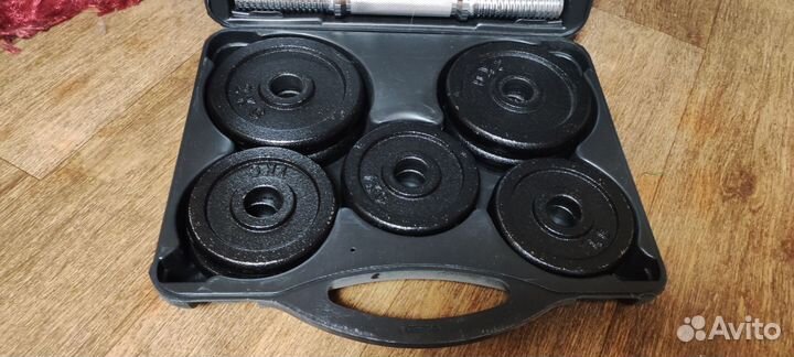 Набор гантелей в кейсе 20кг