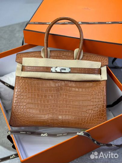 Сумка Hermes Birkin 30 cm из кожи крокодила