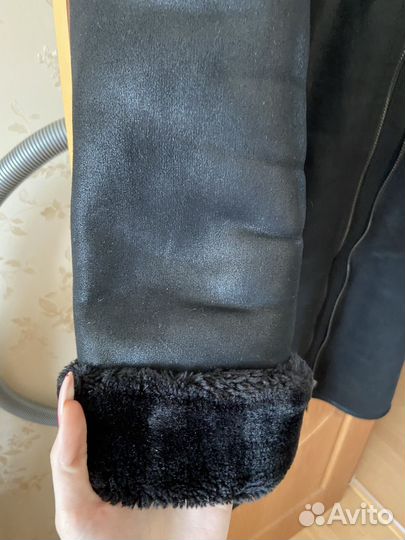 Дубленка натуральная женская 50 52 длинная