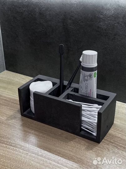 Подставка для зубных щеток из бетона