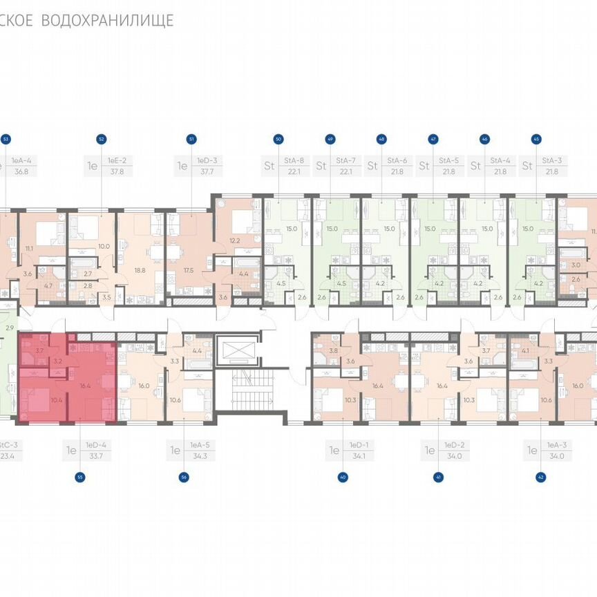 1-к. квартира, 33,7 м², 2/4 эт.