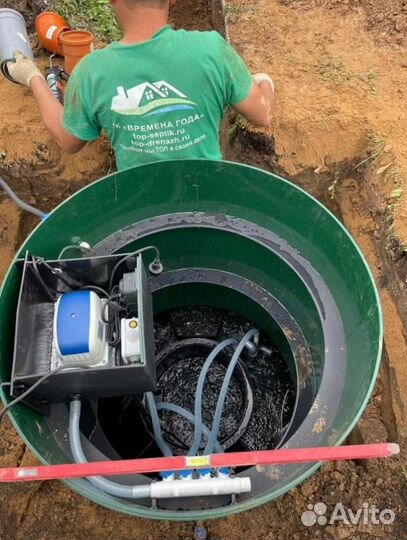 Септик установка монтаж под ключ за 1 день Итал