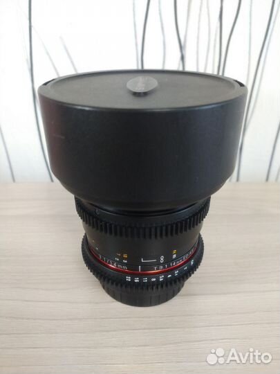 Объектив Samyang 14 мм T3. 1 vdslr для Canon EF