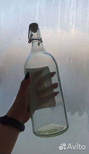 Бутылка с бугельной пробкой 1 л