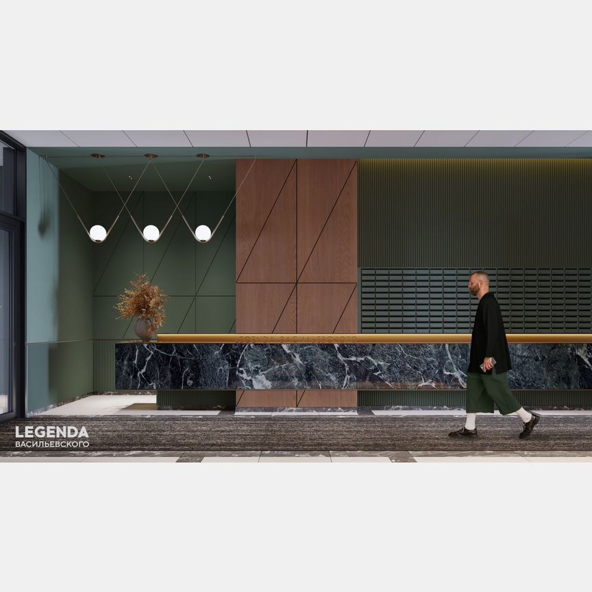 1-к. квартира, 44,4 м², 6/10 эт.