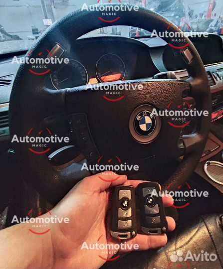 Ключ BMW E63, E64, E82, E88, E92, E93 с привязкой