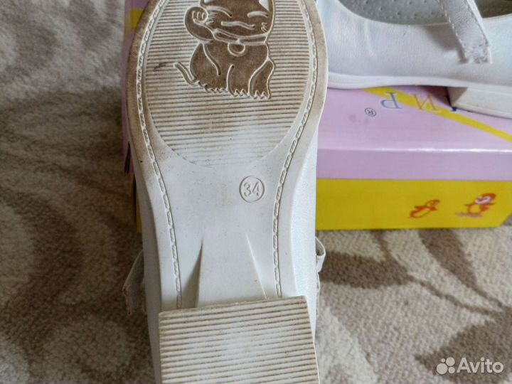 Туфли детские для девочки 34