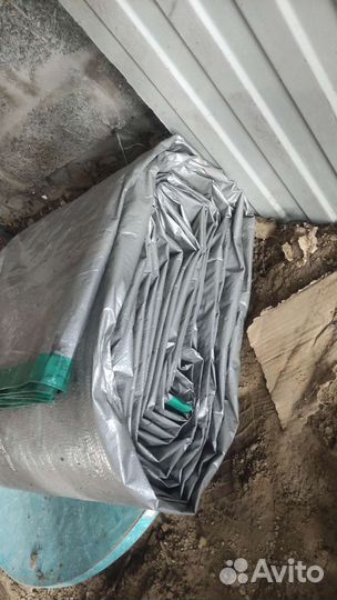 Тент тарпаулиновый бу