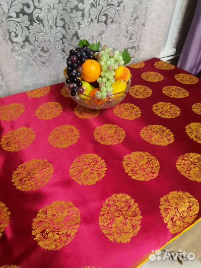 Скатерть атлас жаккард СССР