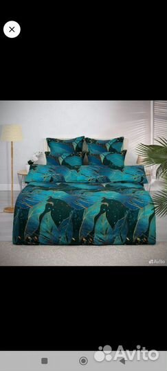 Постельное белье сатин евро