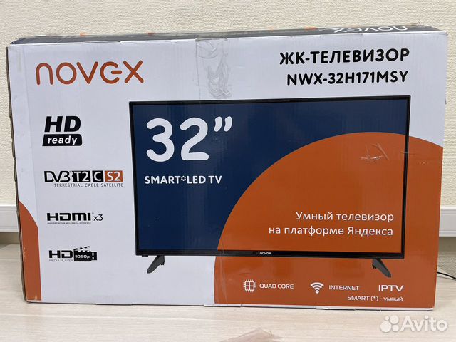 Телевизор novex завис на заставке яндекс