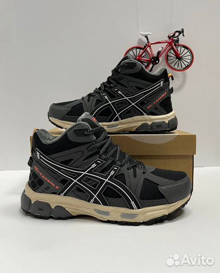 Кроссовки asics (Зима)темные