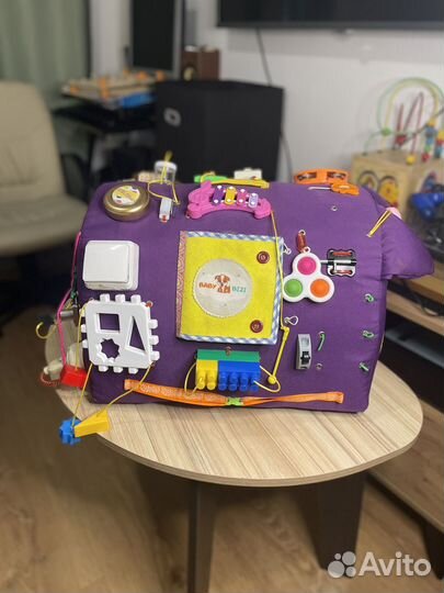 Мягкий бизиборд бизидом baby bizi