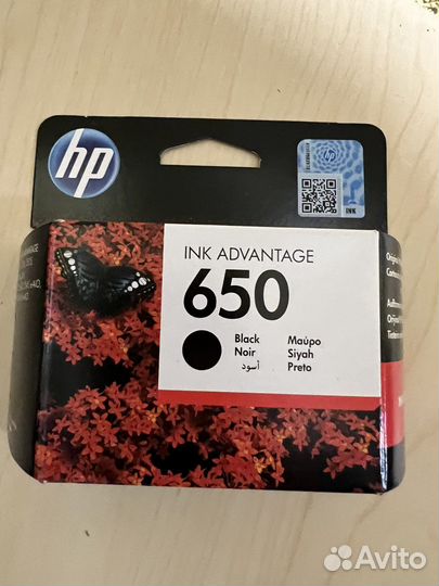 Картридж hp ink advantage 650