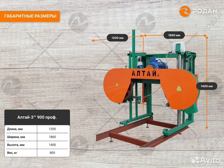 Пилорама Алтай-3 900 prof