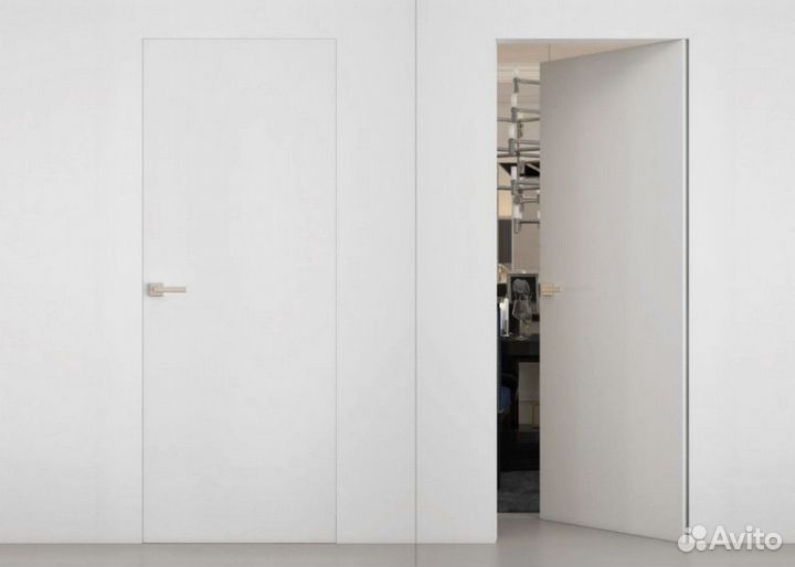 Скрытые межкомнатные двери под отделку