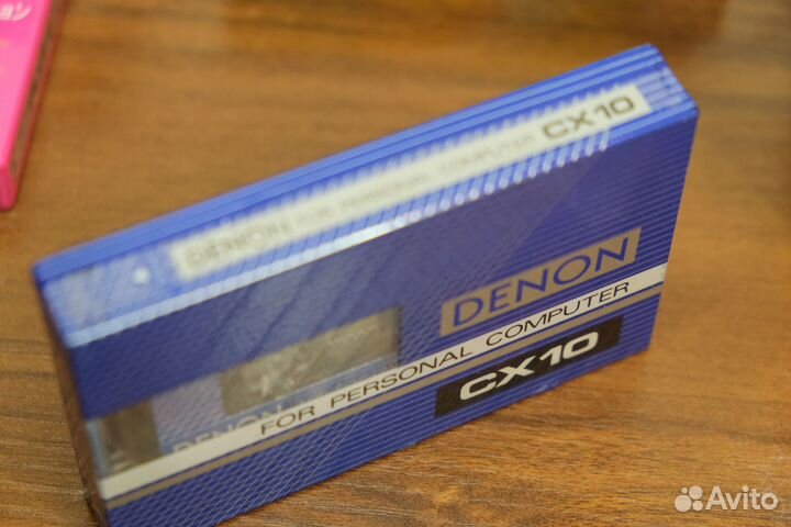Аудиокассета новая запечатанная Denon CX10 for PC