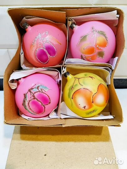 Елочные игрушки СССР