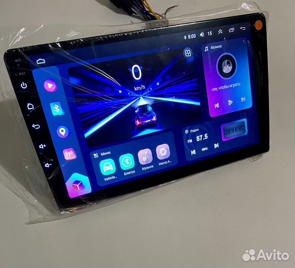 Магнитола 2 din android 4/64GB qled 9 дюймов.Новая