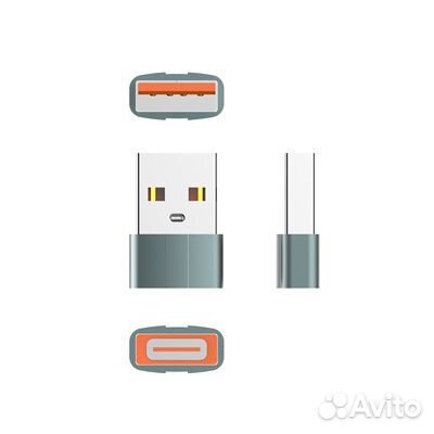Переходник USB-A на Type-C Ldnio