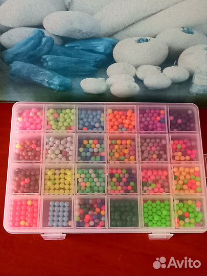 Детская аквамозайка 2400 бусин