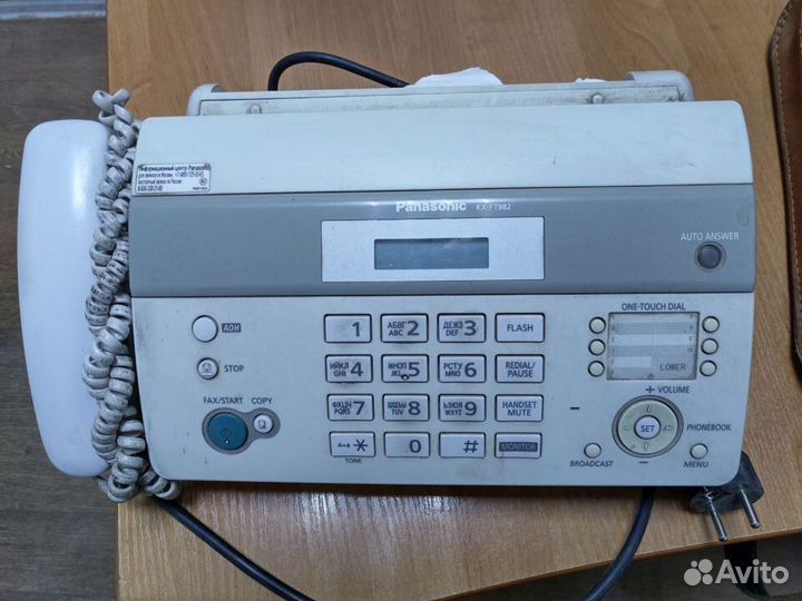 Факс Panasonic KX-FT982
